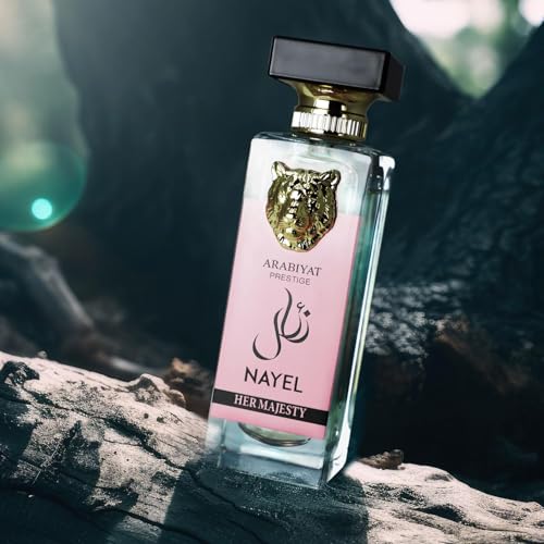 Image of Arabiyat Nayel Her Majesty Eau de Parfum 70ml - Long Lasting Arabic Perfume for Women, Royal Floral Woody Scent, Vaporisateur Natural Spray