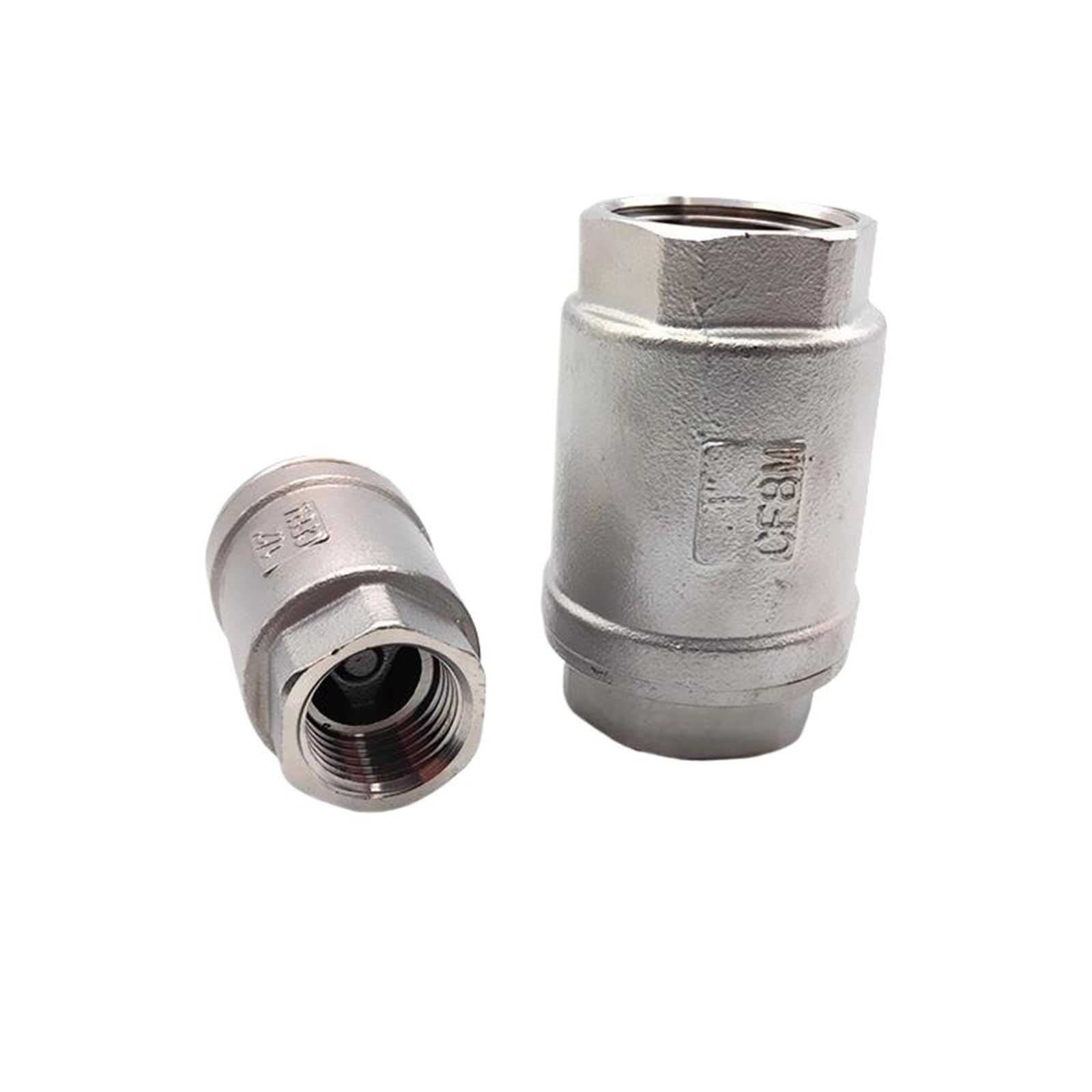 Clapet anti-retour vertical en acier inoxydable 304 taraudé 1-1/2 pouce BSP