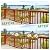 Geetery 6 Pack Window Railing Planter 30 Inch Deck Black Metal Hanging Flower Planter Basket Window Boxes Railing Planter Basket with Coconut Liner for Patio Fence Porch Balcony