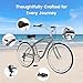 EOYOBIKE Cruiser Bike for Adults, 7-Speed 26/24 Inch Step-Through Bicycle with Rear Rack, Classic Beach Bikes for Women & Men, City Commuter Comfort Bike