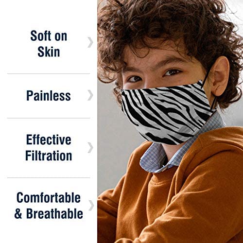 Wecare Disposable Face Masks For Kids, 50 Animal Print Masks, Individually Wrapped #TOP3