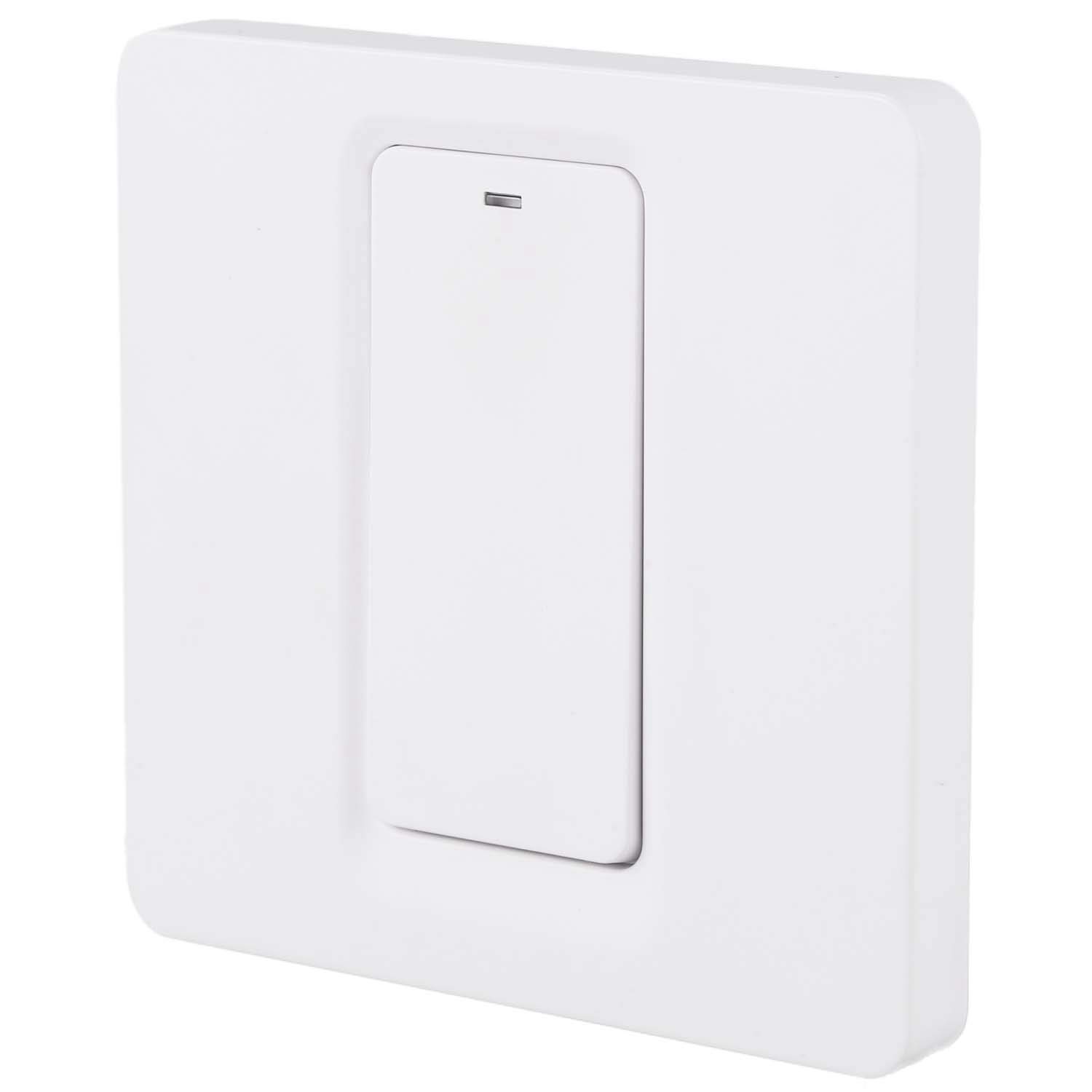 Interruptor de luz, Asistente de interruptor de luz inalámbrico teledirigido de pared inteligente Wi-Fi
