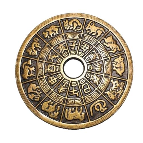 YANGAFJDUA 5/3/1 Pièces de Monnaie Feng Shui, Zhang Tianshi Pièces Chinoises Yi King, Bronze Pièces Chinoises Porte Bonheur, Monnaie Porte-Bonheur en Forme...