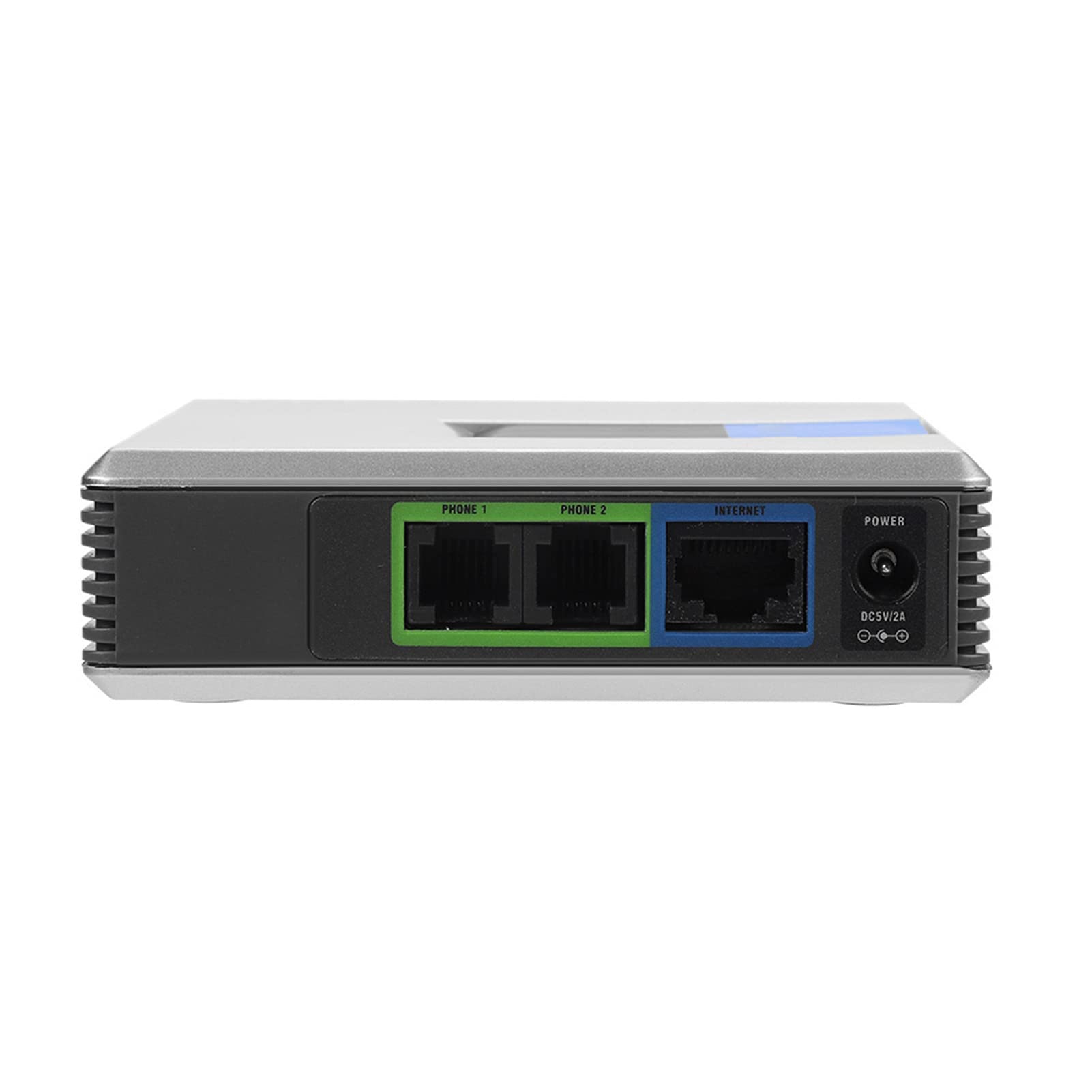 VoIP Telefon Internetowy 2 Porty Adapter SIP RJ45 Kabel dla PAP2T z instrukcją Obsługi - do połączeń Międzynarodowych (wtyczka UE)