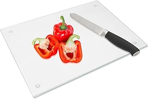DHARANA Cutting Boards for Kitchen, Glass Cutting Boards Heat Resistant