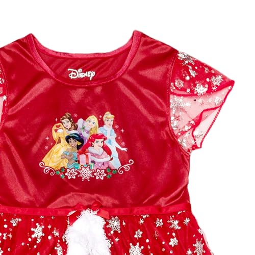 Image of Disney Girls' Princess Dress Nightgown, Fantasy Gown, Soft & Cute Pajamas for Kids