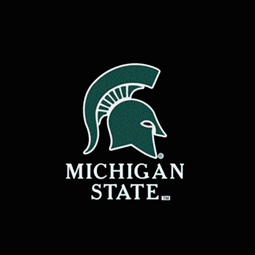 Amazon Com Michigan State Spartans Decal Mascot Over Michigan State Sports Outdoors