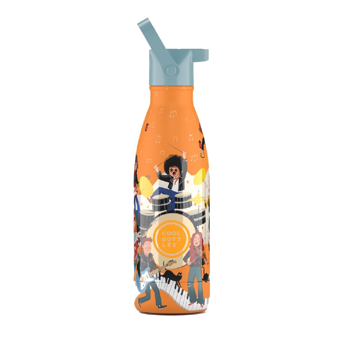Gourde enfant isotherme 350ml anti-fuite en acier inoxydable