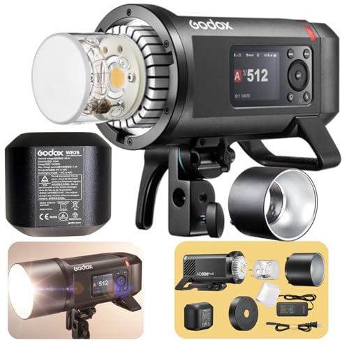 Godox AD600 Pro II AD600Pro II AD600PROII, One-Tap sync with X3 Trigger, 40W Bicolor Modeling Led,...