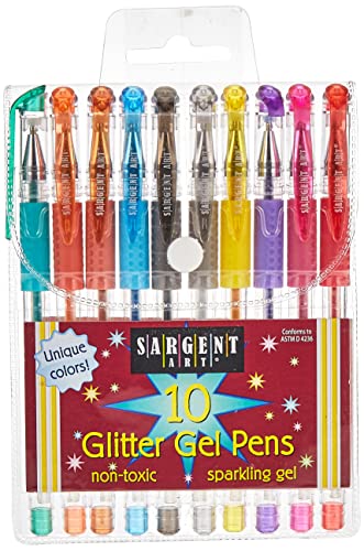 Sargent Art 22-0009 30 Gel Pen Set, Glitter, Fluorescent And Metallic #TOP14