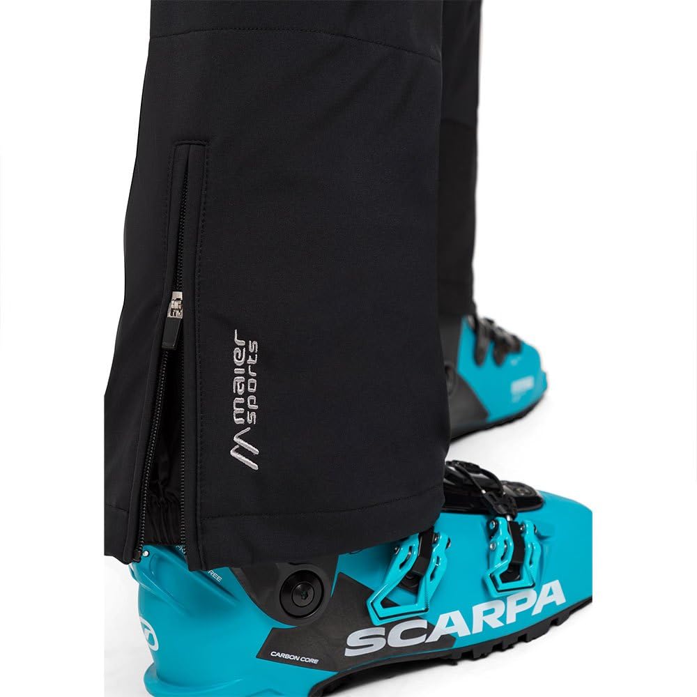 Maier Sports Marie, Enganliegende Damen Skihose, Wasserabweisende Softshell Schneehose, Stretchmaterial und verstellbarer Bund, PFC-frei, stormprotec-Technologie