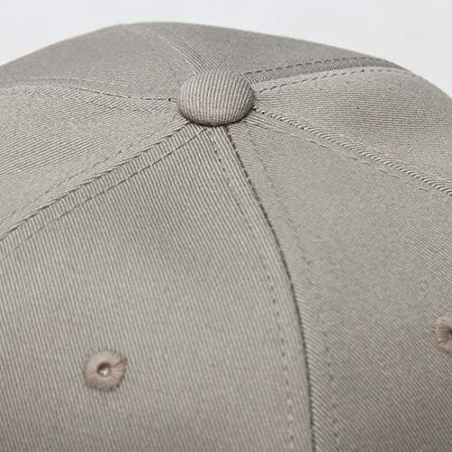 Gorra ajustable de piel gris con avión bordado que no deforma tu peinado 6