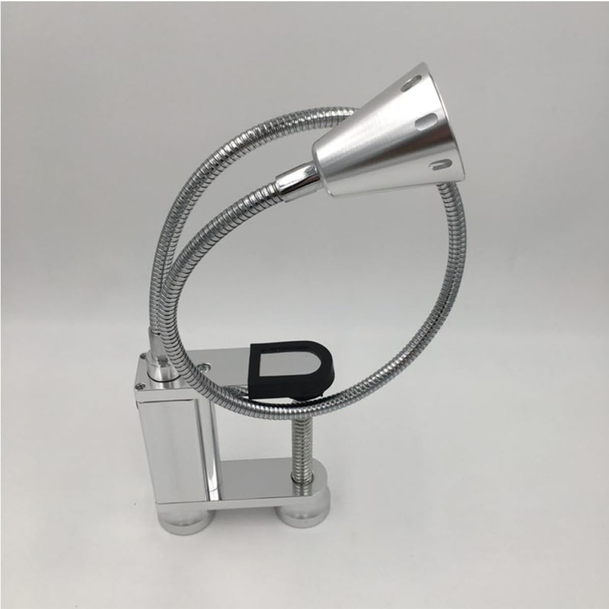 Luce Barbecue LED Flessibile in Lega di Alluminio Argento | Base Flessibile, Portatile e Leggera, Resistente al Calore, Finitura Argento per Uso Esterno