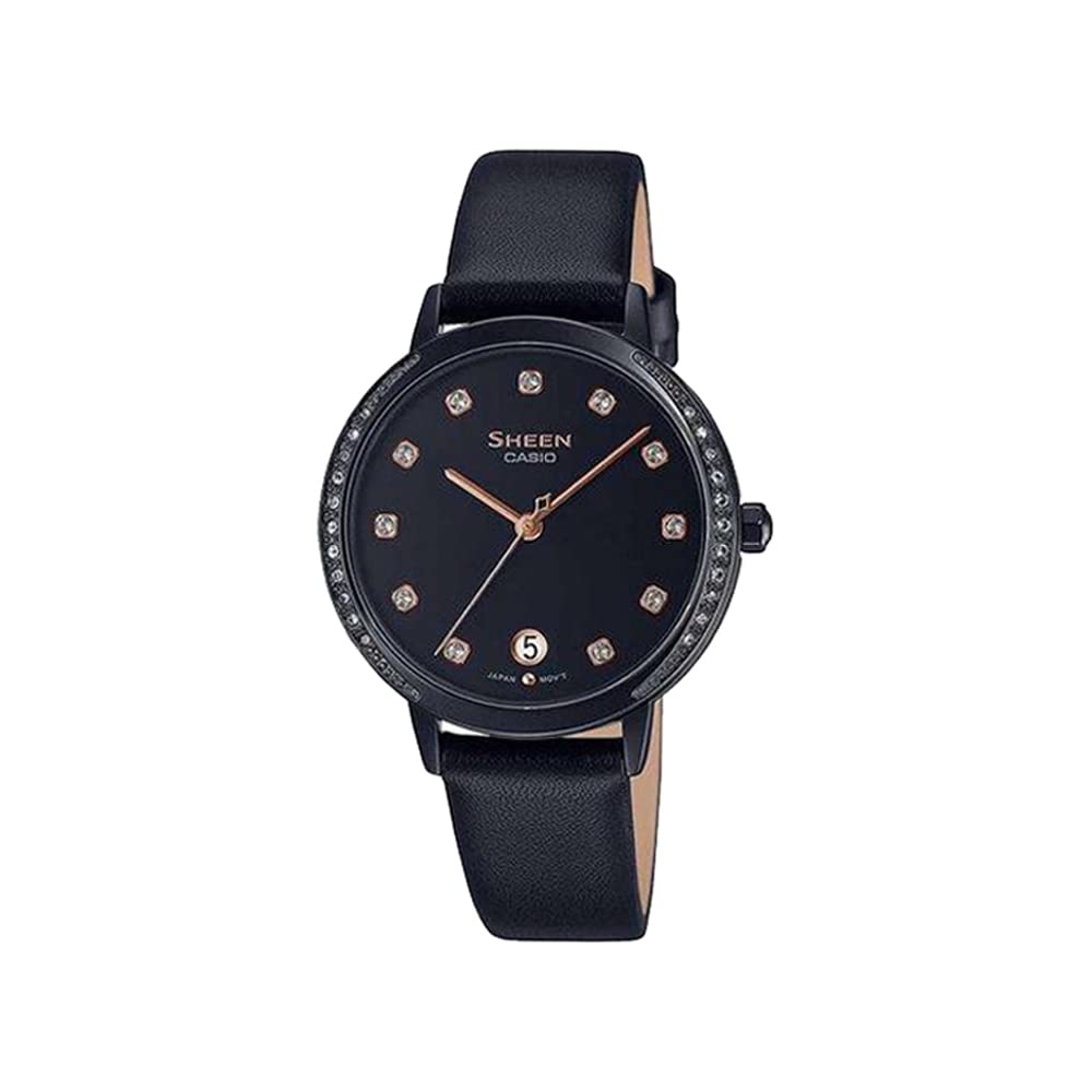 Casio Sheen Analog Black Dial Women Watch - GBD-100SM-1DR (SH236) (B093474FK4) Amazon Price History, Amazon Price Tracker