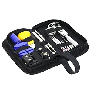 Juliyeh Watch Tool kit Professional Repair Set, Black