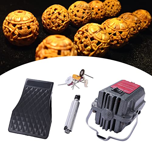 Hanging Flexshaft Mill, Jewelry Design&Repair Tools 220V Rotary Tools for Carving, Engraving, Cleaning, Polishing and Sanding| Variable Speed 0-18,000/25,000 RPM (230W 4MM)