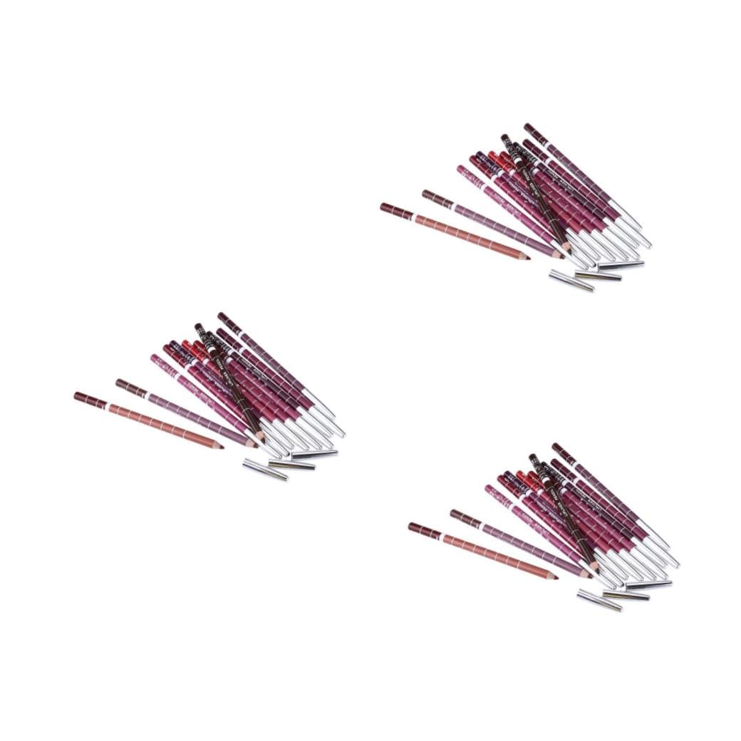 Didiseaon 36pezzi Per Impermeabili Kit Lipliner Colori Casual Per Make-up Duraturo Sbavature