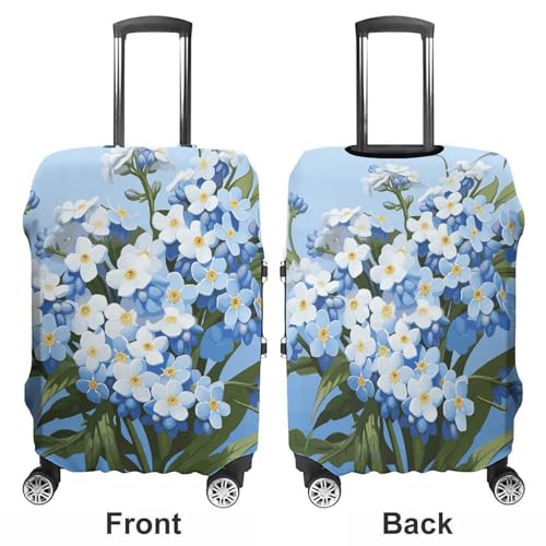 Suitcase Covers for Luggage Washable Luggage Cover Do Not Forget Me Luggages Wheel Covers Elastic Travel Carry On Suitcase Cover Travel Luggages Protector Sleeve Fit 29-32 Inch M3