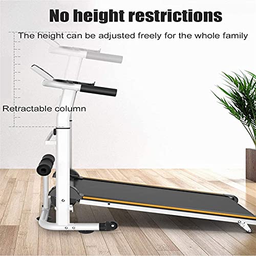 Image of Treadmill Electric Folding Treadmills for Home Foldable and Compact Stowable Treadmill Exercise Machine Walking Machines Running Machine with LCD Monitor