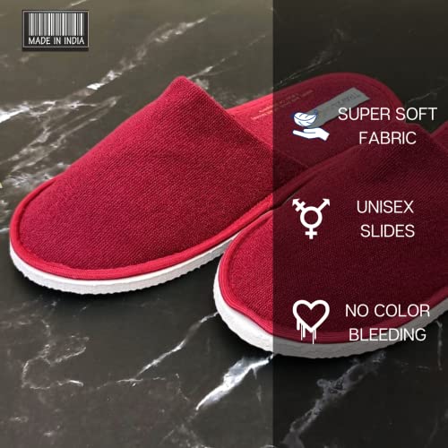 Image of Travelkhushi Soft Bedroom Slippers for Men & Women | Cozy Anti-Skid Indoor Home Footwear | Warm Winter Cushioned Sole | Unisex Gift Slippers