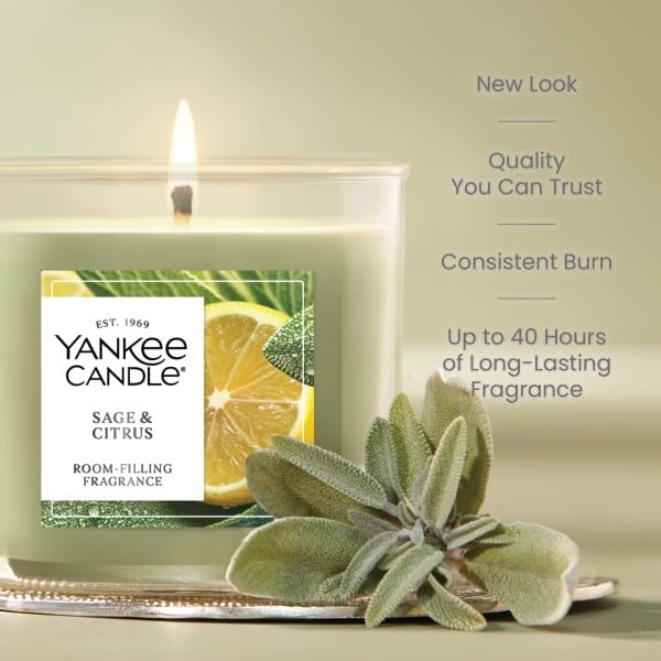 Amazon.com: Yankee Candle Small Tumbler Jar Candles, Lemon