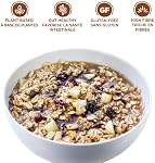 HC Maple Superseed Oatmeal Blend – High Fiber, High Protein, Plant-Based Healthy Breakfast with Hemp & Organic Chia Seeds, Gluten Free, Vegan, 1 kg Bulk Bag