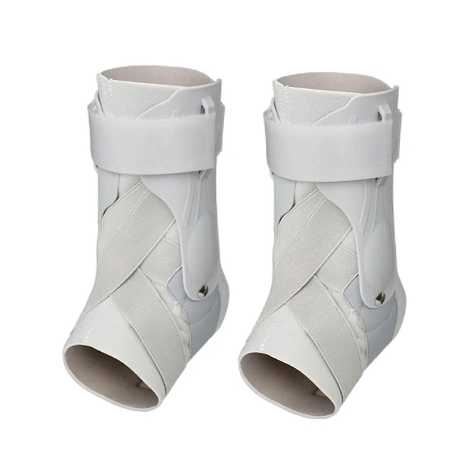 Supporto per la caviglia Tutore for caviglia for distorsione della caviglia con stabilizzatori laterali for uomo e donna, tutore for caviglia, stabilizzatore, recupero da tendinite(Gray 1Pair,S)