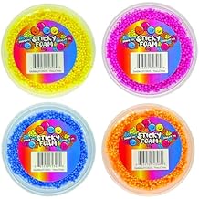 Raymond Geddes Sticky Foam Toy for Kids Pack of 12 - Moldable and Stretchable Play Foam for Kids - Sensory Play Toys