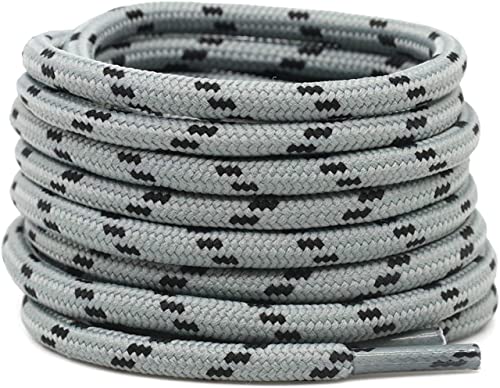 Image of (2 Pair Shoelaces for Hiking Shoes, Outdoor Walking Sneakers, Outdoor Hiking, Climbing, Basketball, Work Boot, Running, Sport Shoes