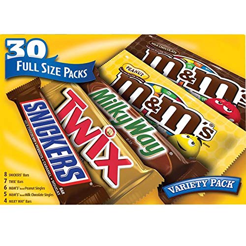 Evaxo Mars Chocolate Variety, 30 ct .#B