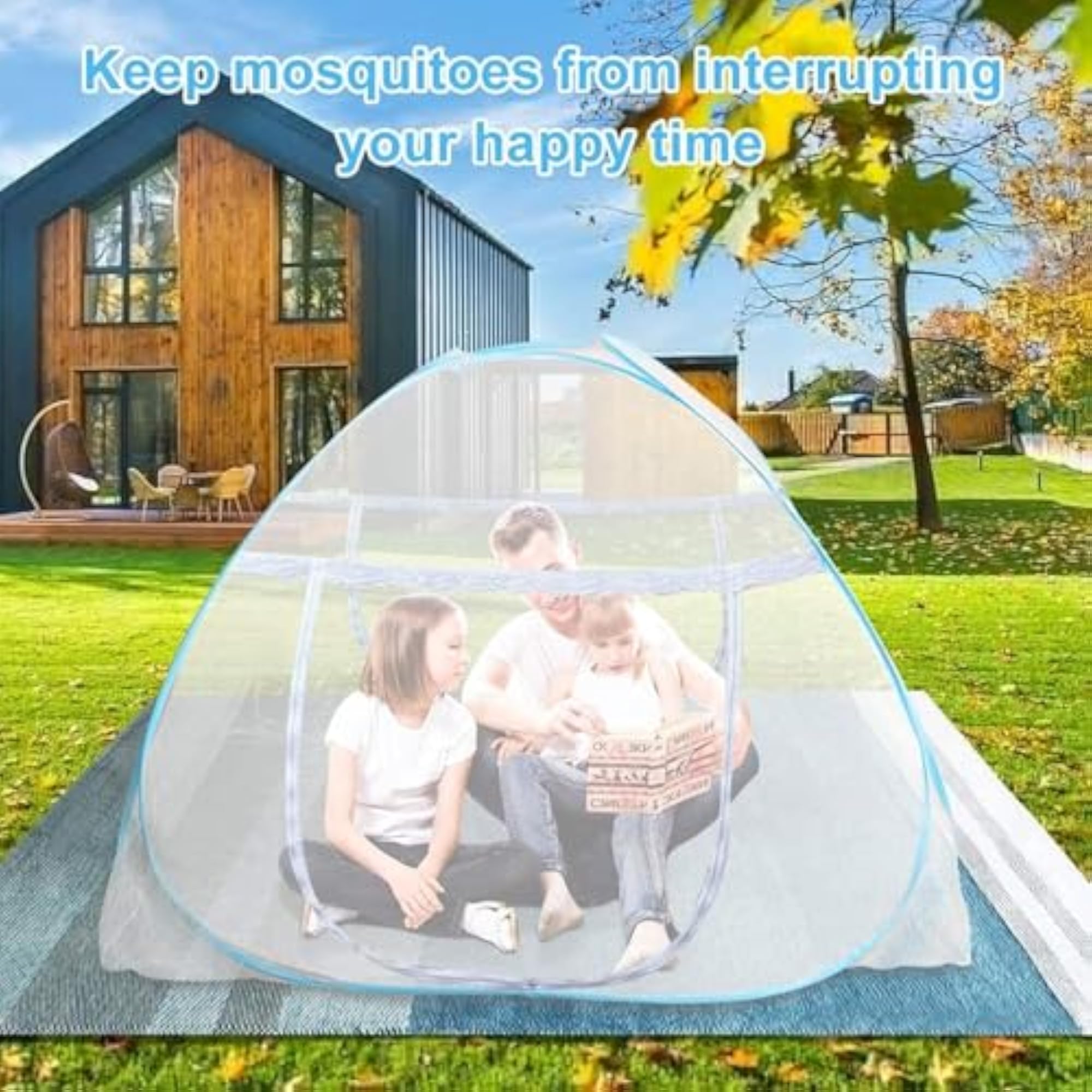 Superior Polyester Foldable Mosquito Net Tent, 100 Cm Long