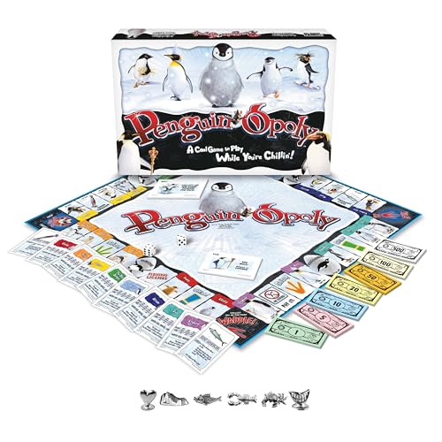 Late for The Sky Penguin-Opoly Juego de Mesa Familiar miniatura 2