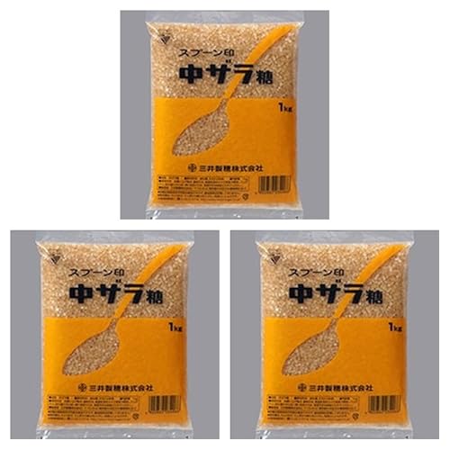 三井製糖 中双糖 CZ-1 1KG×3パック 常温(まとめ買い) (Vandroロゴ付包装・INDEXBOX)