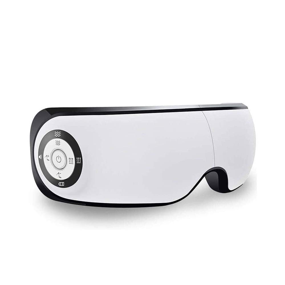 Electric Eye Massager - Wireless Digital Mask Machine w Heat Compress Foldable Rechargeable Eye Therapy - Air Pressure