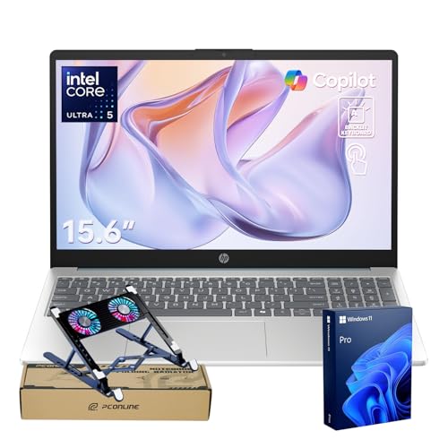 HP Premium Laptop 15.6" FHD Touchscreen Intel Core Ultra 5 225U miniatura 1