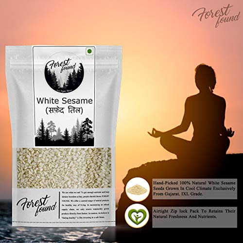 Image of Forest Found Organic White Sesame Seeds /Safed Til | Fresh Crop & Nutritious