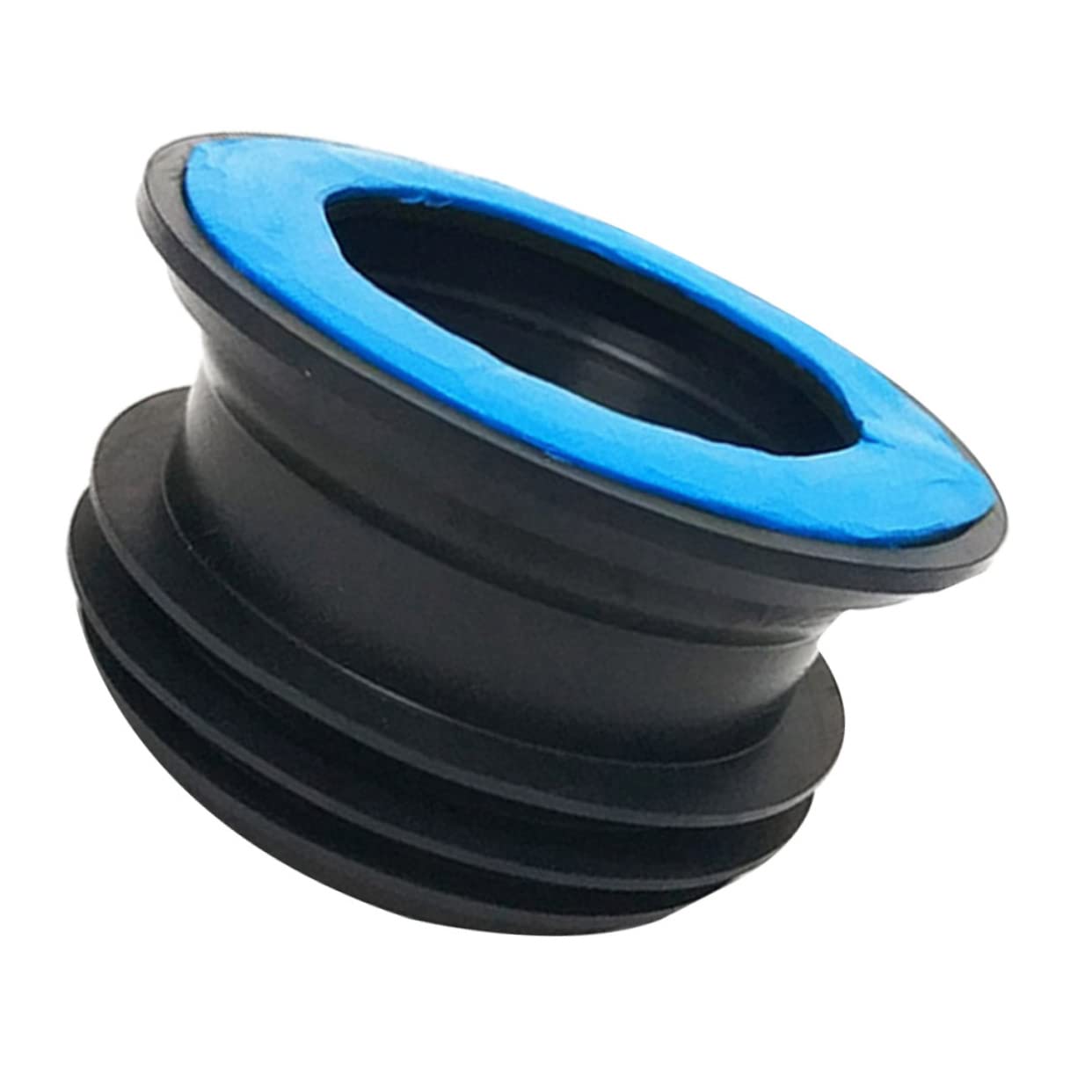 Lurrose 2 Stck. Toilettendichtung Toilettenring abflussstopfen Siegelring WC-Flanschring wc dichtring Dichtungsring ablassen Geruchsabweisender Abflussdichtring Gummi Blue