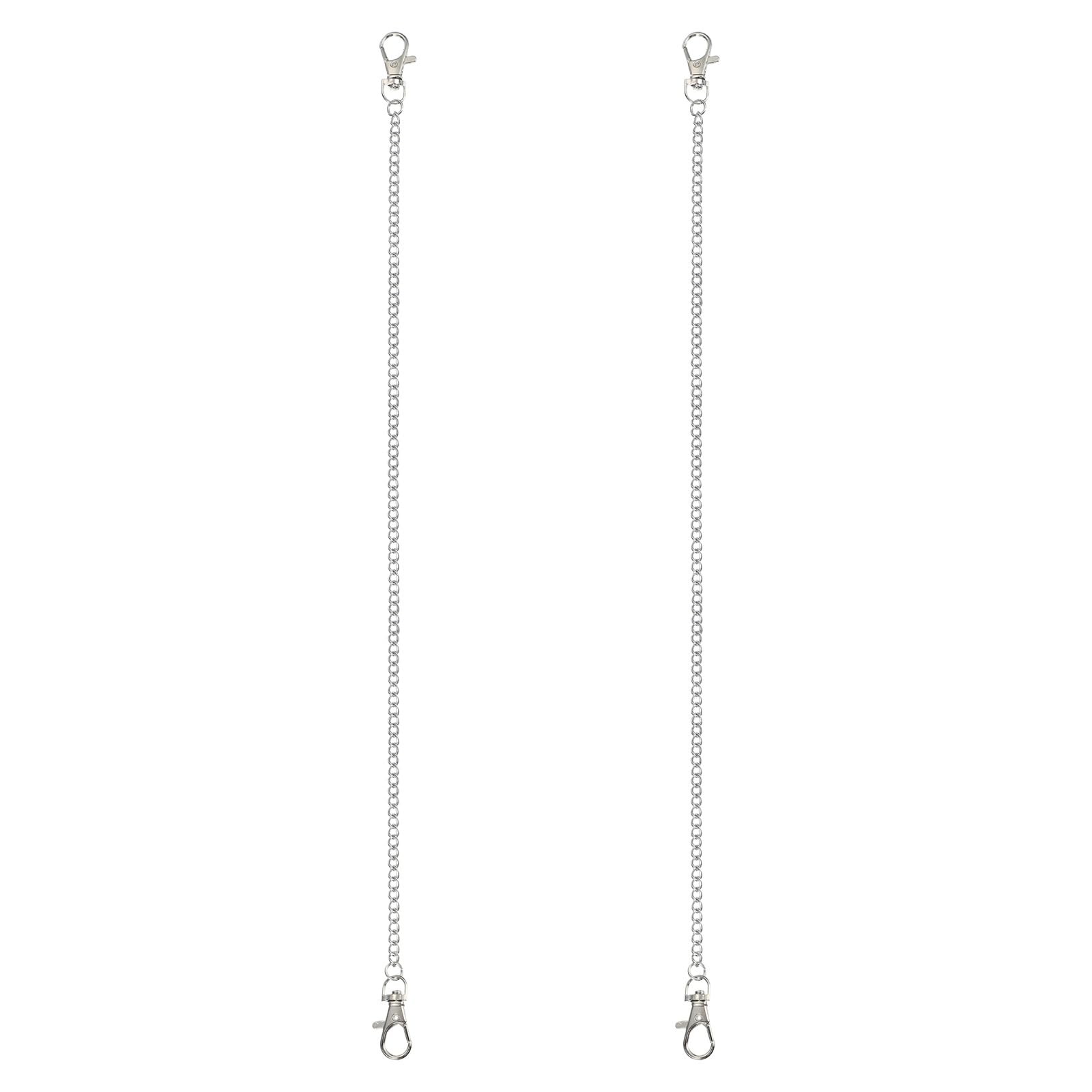 PATIKIL 2Pcs Hanging Chains with Clasp, 19.7 Inch Plant Hangers for Bird Feeders Planters Lanterns Wind Chimes Chalkboards and Ornaments, Silver-image-21