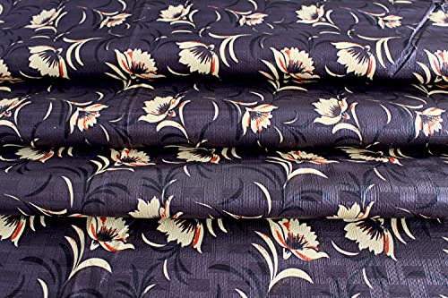 Image of The Furnishing Tree Waterproof Square Shaped Upto 6 Seater Printed Dining Table Cover Size 72x72 inches with White Border Lace