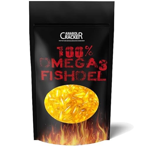 520 Omega 3 Kapseln, hochdosiert 3000 mg Tagesdosis mit EPA DHA + Vitamin E Essentielle Omega Fettsäuren Cover