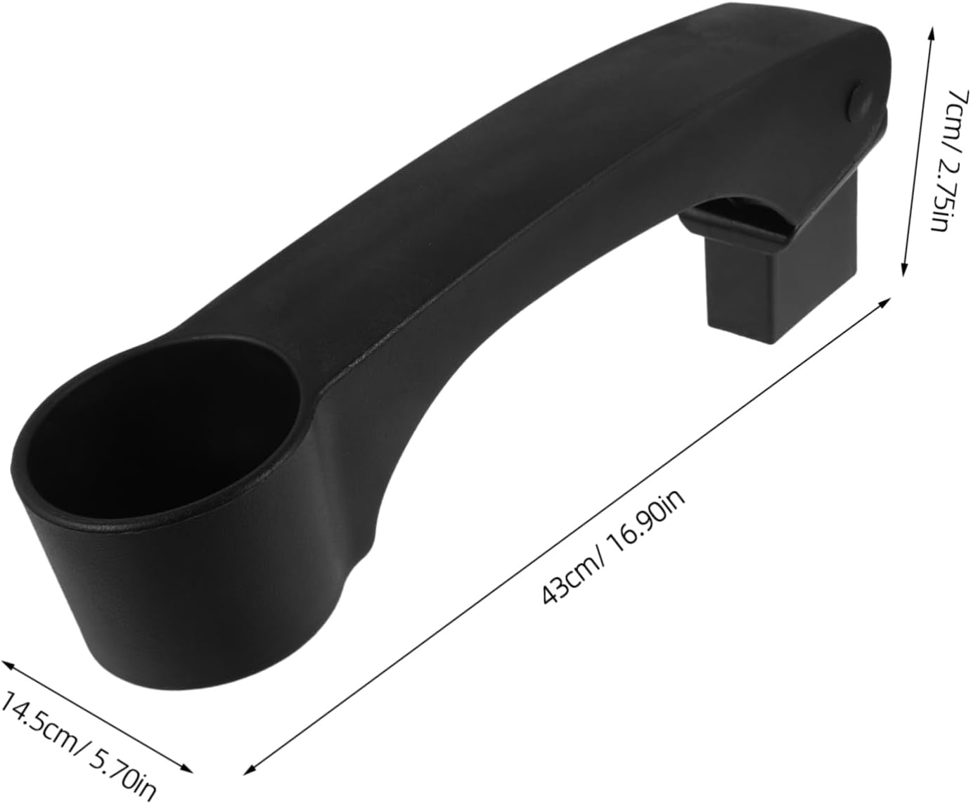 STOBAZA Theater Chair Armrest with Cup Holder Plastic Replacement Armrest for Chairs Theater Chair Parts Stylish Accessory for Seamless Integration Any Setting