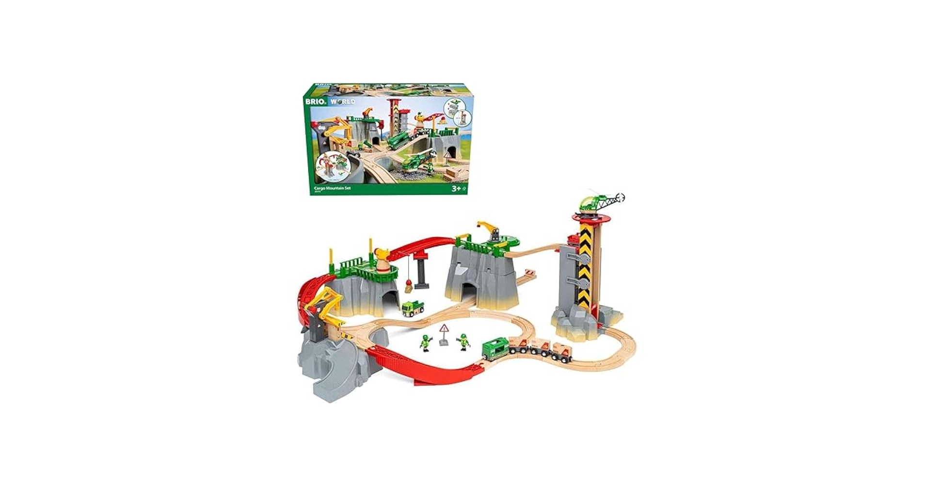 Amazon.com: BRIO World Cargo Mountain Set - 49-Piece FSC