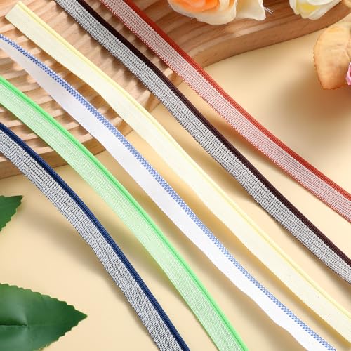 26 Stück Buchbinder Stirnbänder, 26 Farben 30 x 1.4 cm Baumwoll Buch Stirnband Mehrfarbig Buchbinder Stirnbänder Set für Buchbindeanfänger Buchreparatur Buchdekoration