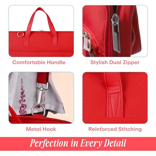 Image of Protecta Windfall 15.6 Inch Laptop Bag for Men & Women - Durable, Water-Repellent Office & Travel Macbook Messenger Bag with Padded Laptop Sleeve, Stylish Bag for Work, School and College