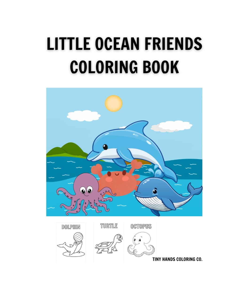Little Ocean Friends Coloring Book