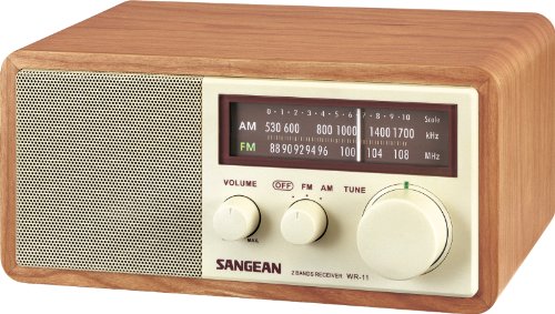 Sangean WR11 Wood Cabinet Radio