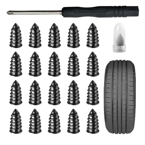 DAHJSD 20PCS Kit Réparation Pneus pour Harley Davidson Lron 1200, Meches Pneu Voiture, Tire Plug Kit, Kit Réparation Pneu Voiture, Moto, Vélo,...