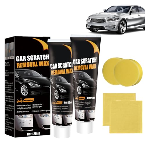2Pcs Car Scratch Remover Wax, Professional Scratch Remover for Vehicles,Car Scratch Repair Paste...