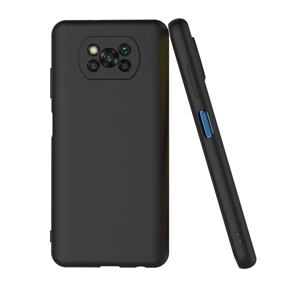 AICEK Handyhülle Für Xiaomi Poco X3 NFC – Klare TPU-Schutzhülle | Transparent | Ultraschlank | 6,67 Zoll | Perfekter Grip