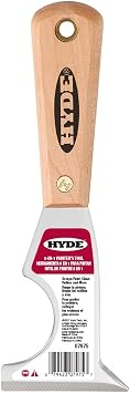 HYDE 5-in-1 Extra Heavy-Duty ProWoodTM Multi-Tool. Paint Scraper tool, Floor Scraper, Drywall Tools, Tape Scraper, Paint Tool, Floor scraper Tool.